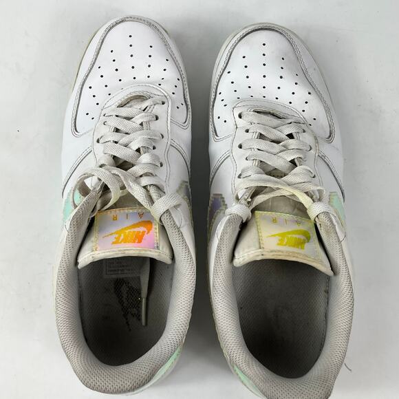 Nike Air Force 1 CV1699-100 Men\'s Shoe Size 10 White Iridescent Pixel Sneaker main image 6